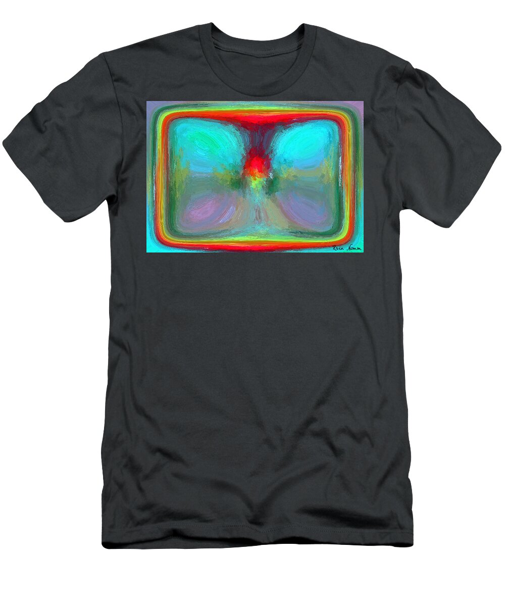  T-Shirt featuring the digital art Capturing the Day #1 by Rein Nomm
