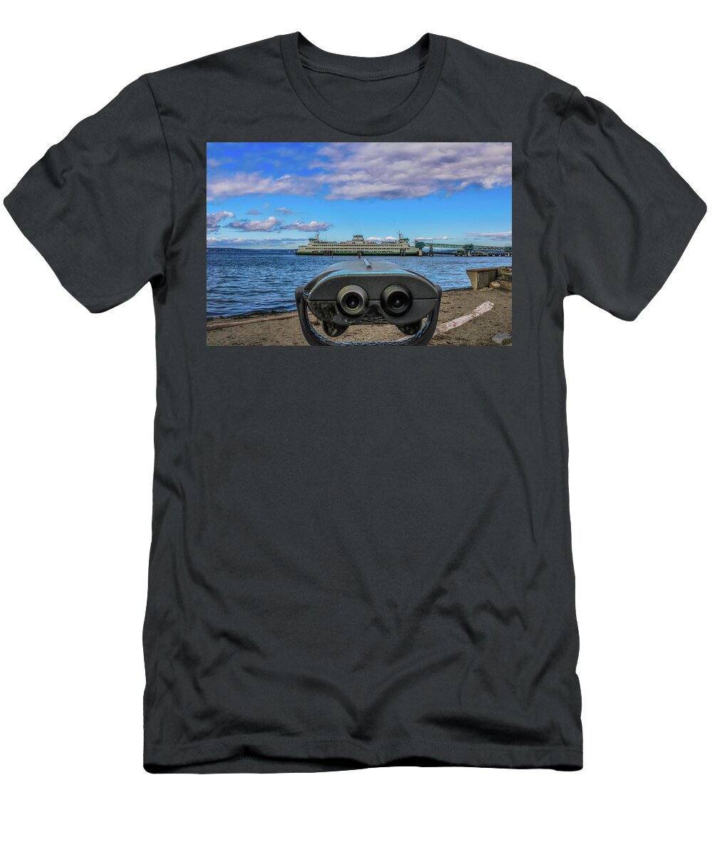 Beach T-Shirt featuring the photograph Edmonds Beach by Anamar Pictures