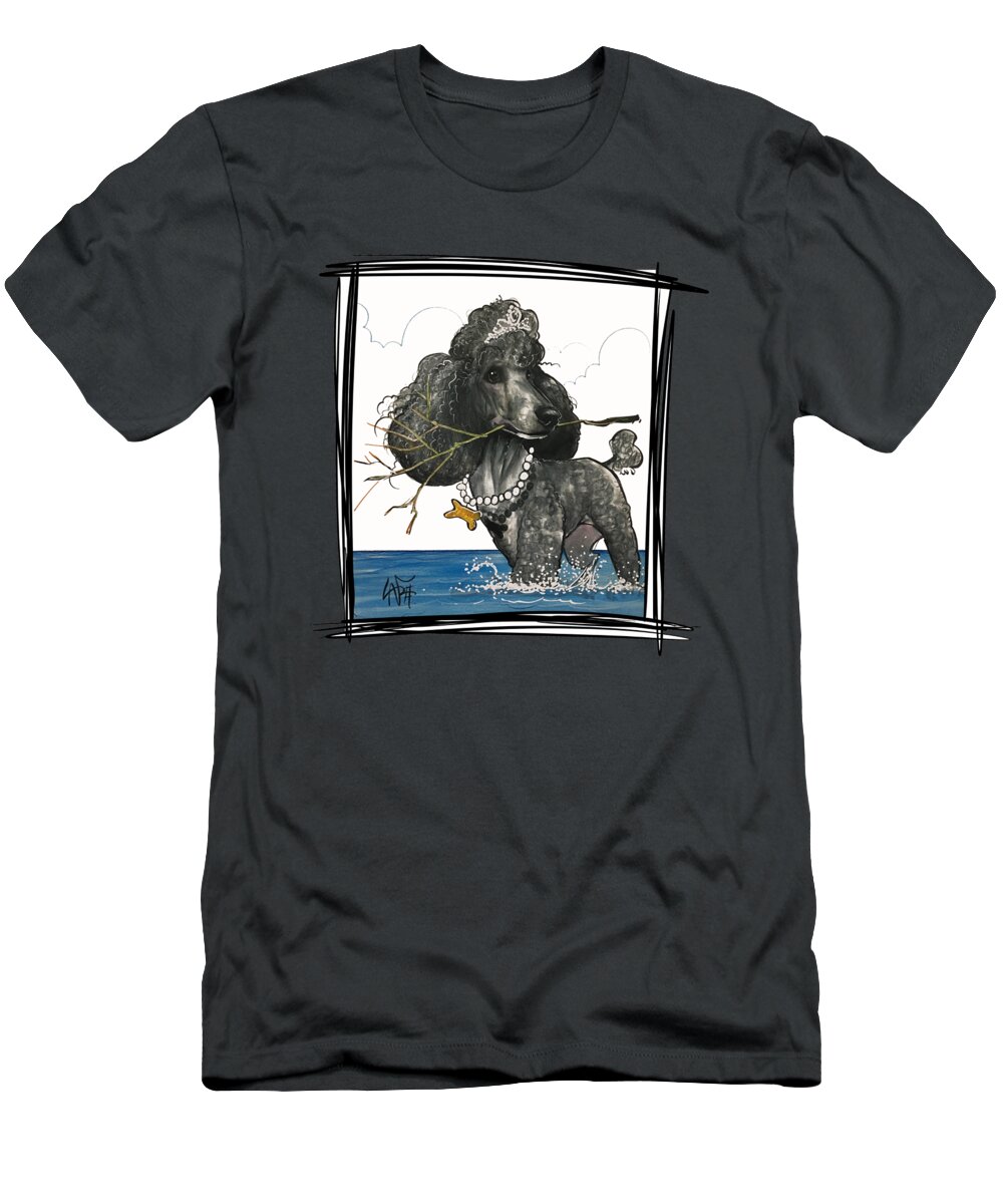 Engstrom T-Shirt featuring the drawing Engstrom 5152 by Canine Caricatures By John LaFree