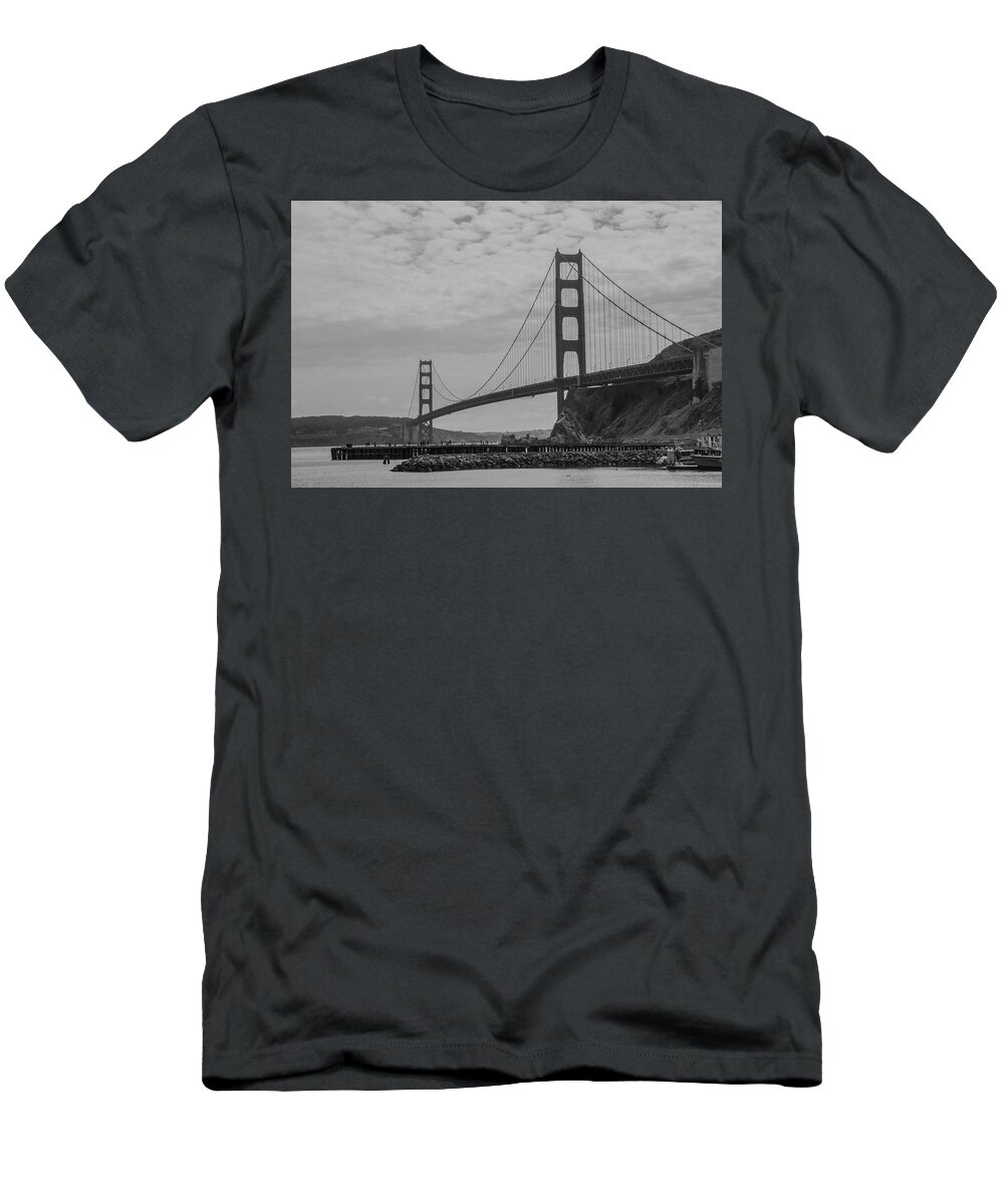 San Francisco T-Shirt featuring the photograph Golden Gate Bridge #1 by Stuart Manning