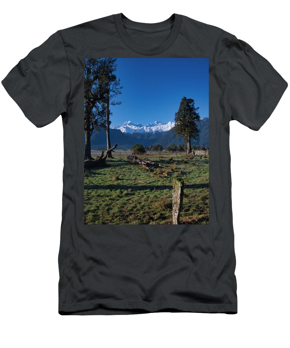 New Zealand T-Shirt featuring the photograph New Zealand Alps by Steven Ralser