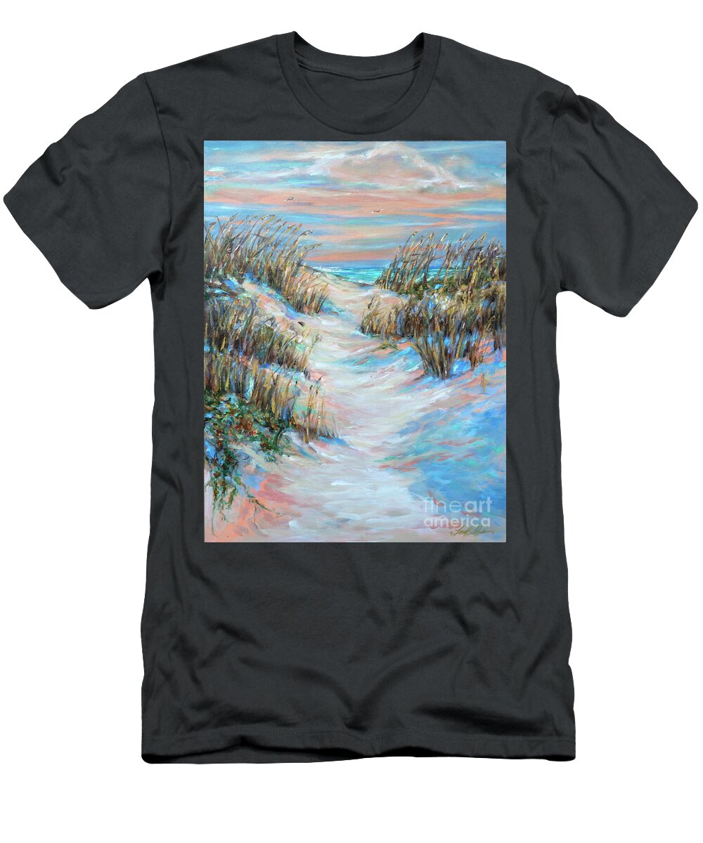 Beach T-Shirt featuring the painting Peace #2 by Linda Olsen