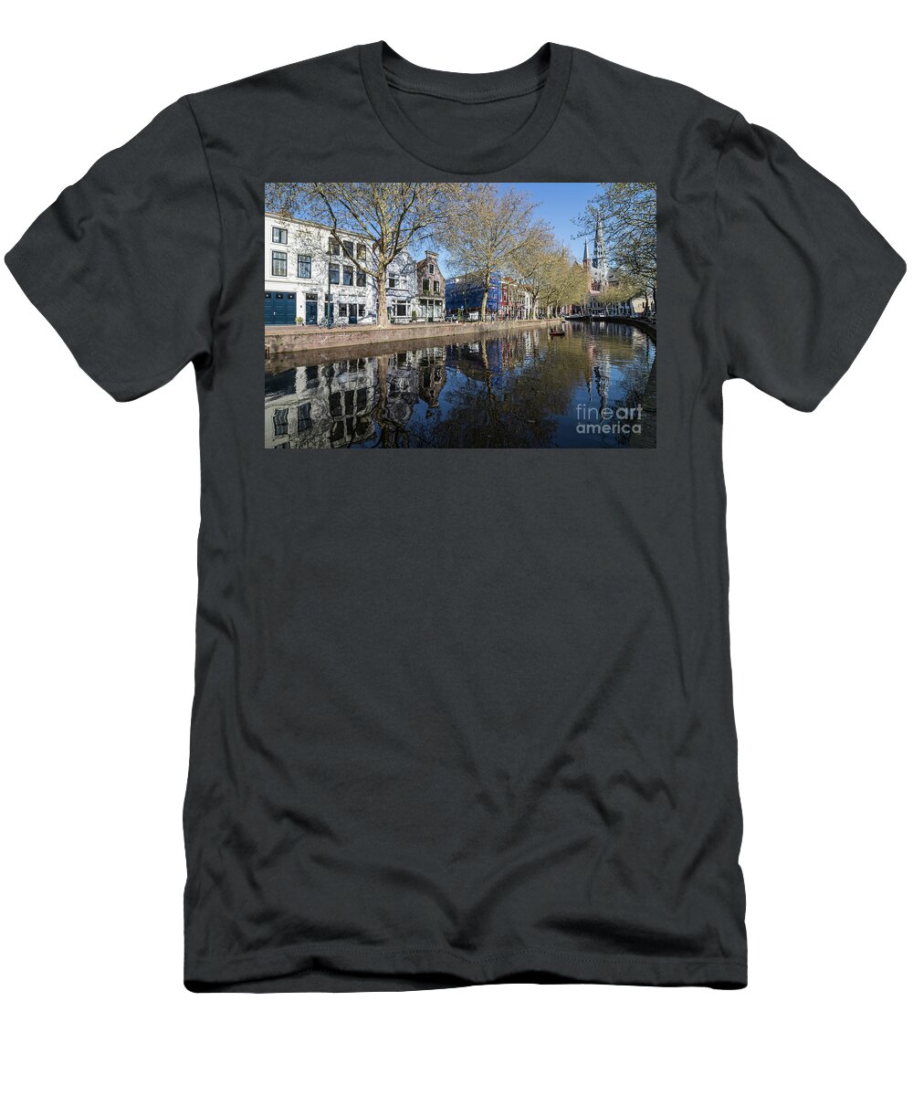 Gouda T-Shirt featuring the photograph Reflections #1 by Eva Lechner