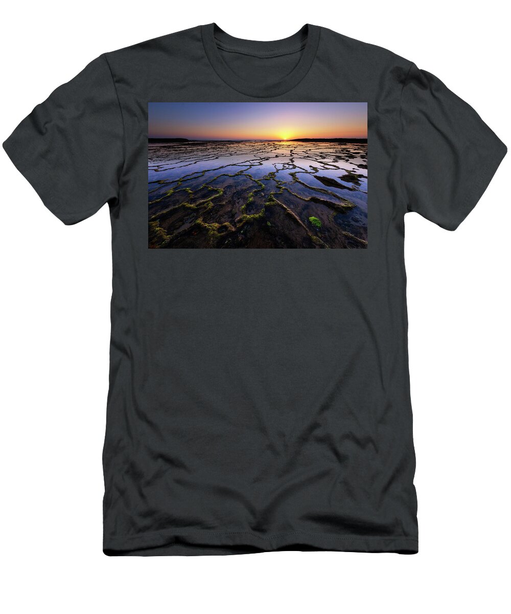 Clouds T-Shirt featuring the photograph The Maze #1 by Dominique Dubied