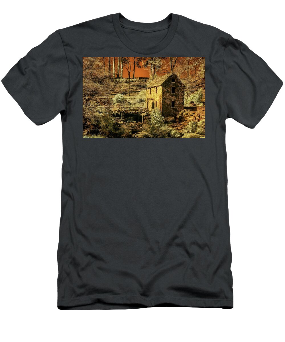 Old Mill T-Shirt featuring the photograph The Old Mill #1 by Michael McKenney