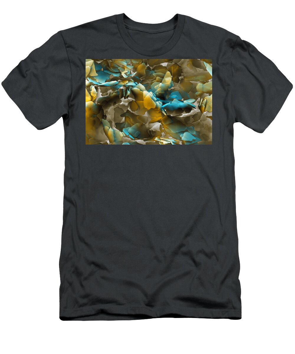 Chemistry T-Shirt featuring the photograph Titanium Dioxide Sem #1 by Meckes/ottawa