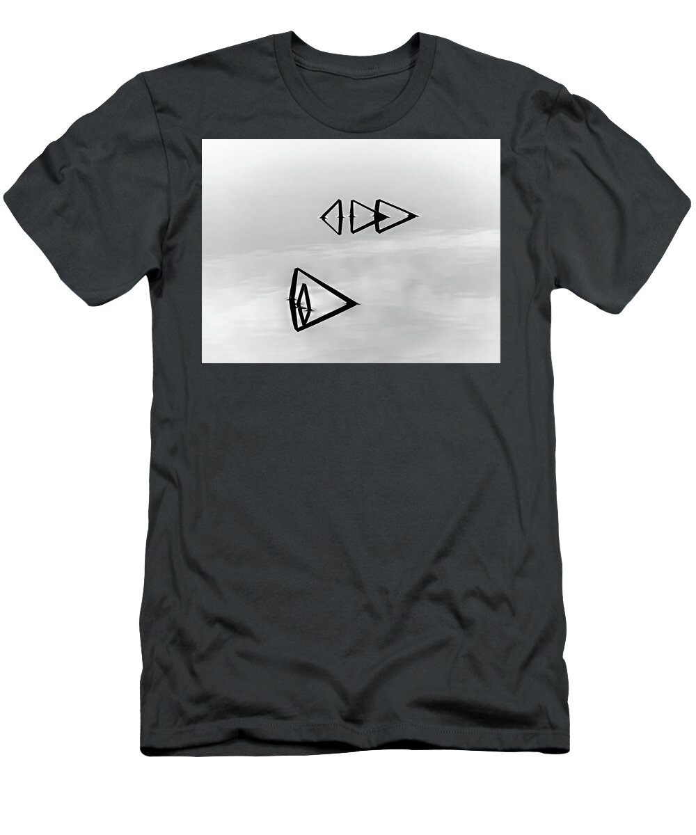 Abstract T-Shirt featuring the photograph Triangles #1 by Robert Mitchell