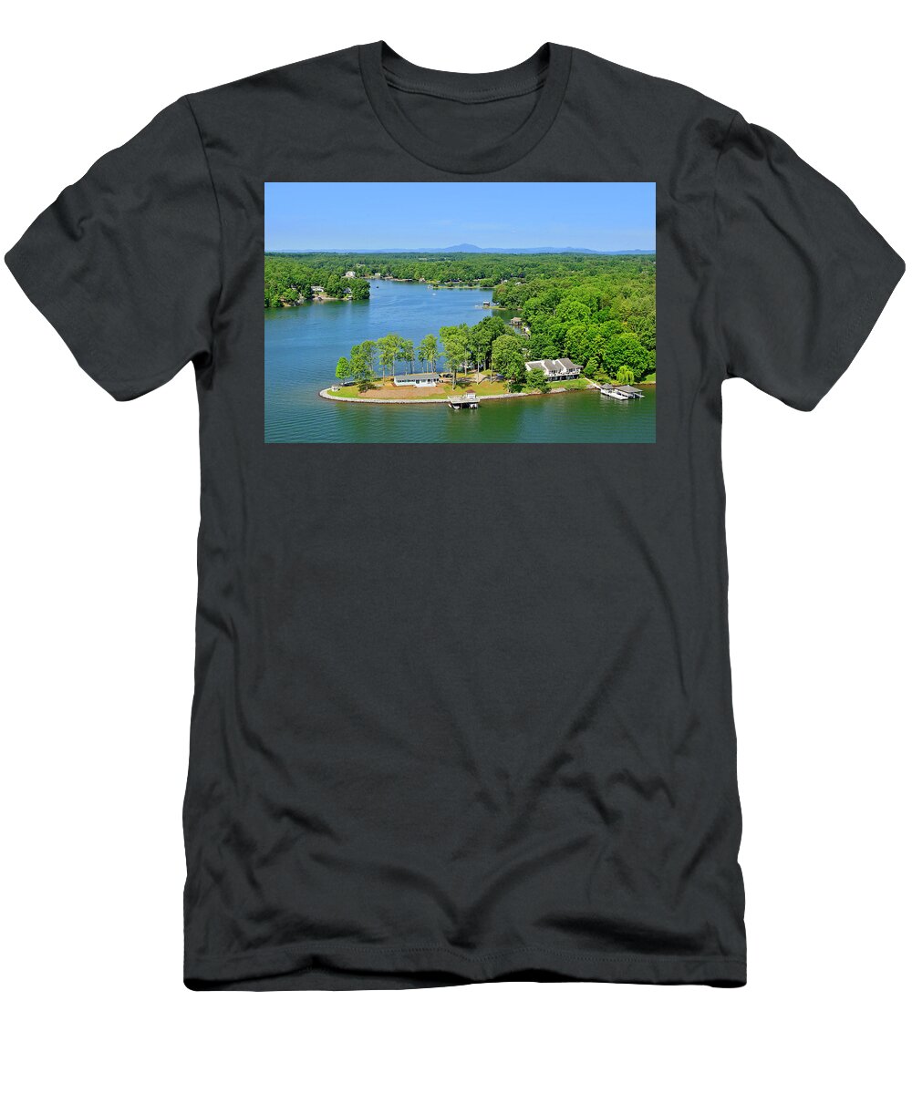 Smith Mountain Lake T-Shirt featuring the photograph Smith Mountain Lake, Va. #10 by The James Roney Collection