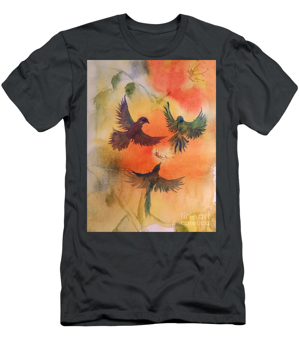 1232019 T-Shirt featuring the painting 1232019 by Han in Huang wong