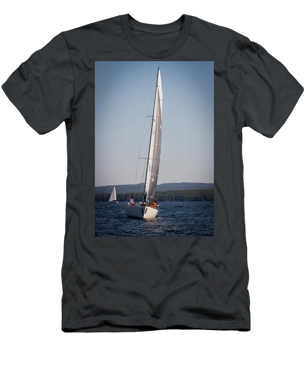 Sailing T-Shirt featuring the photograph 2019 J80 North American Championships #14 by Benjamin Dahl