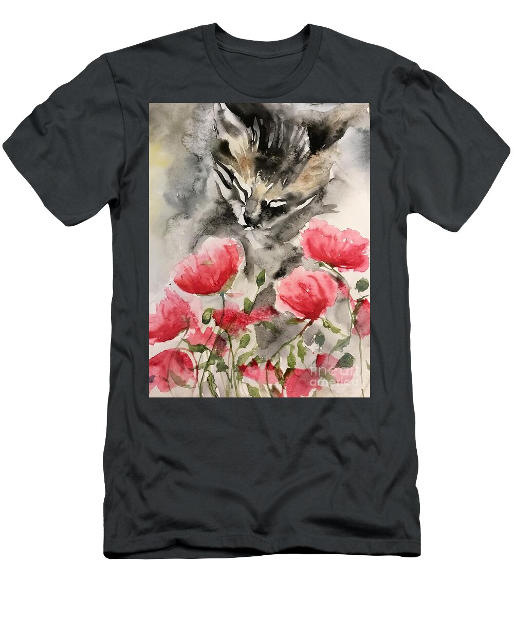 1462019 T-Shirt featuring the painting 1462019 by Han in Huang wong