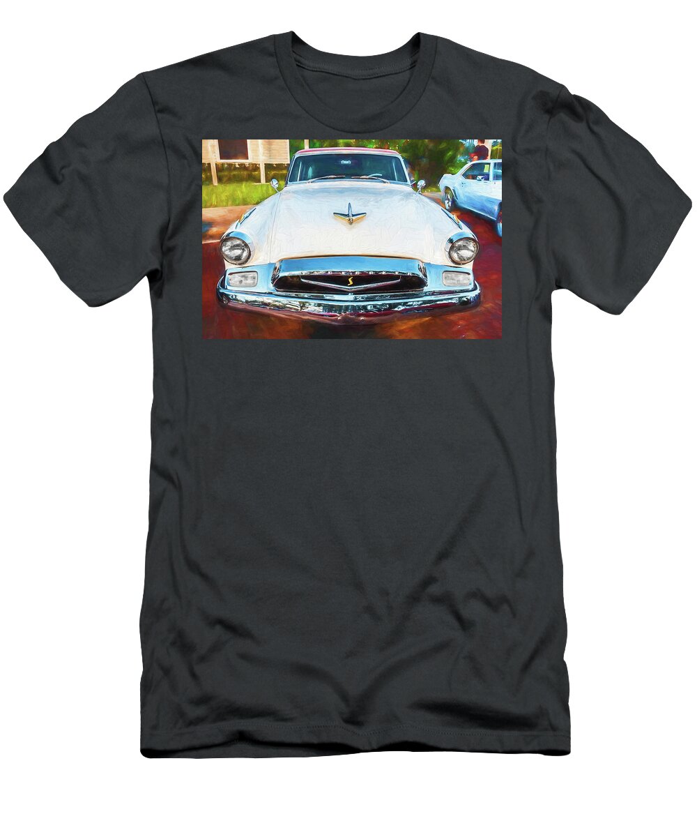 1955 Studebaker T-Shirt featuring the photograph 1955 Studebaker President 111 by Rich Franco