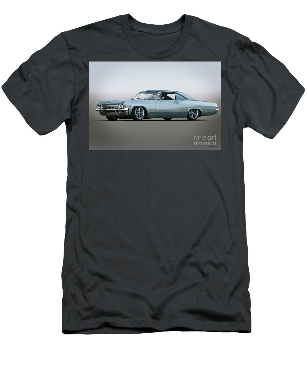 1965 Chevrolet Impala T-Shirt featuring the photograph 1965 Chevrolet Impala by Dave Koontz