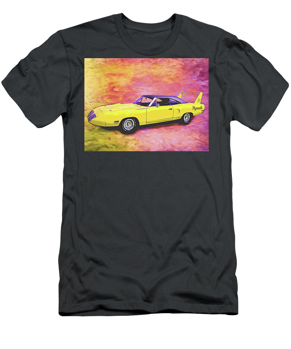 Classic Cars T-Shirt featuring the digital art 1970 Superbird by Rick Wicker