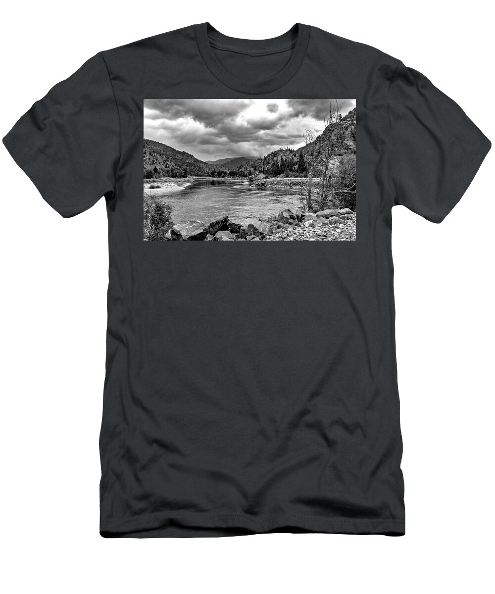 Clark Fork River T-Shirt featuring the photograph Clark Fork River Montana #2 by Donald Pash
