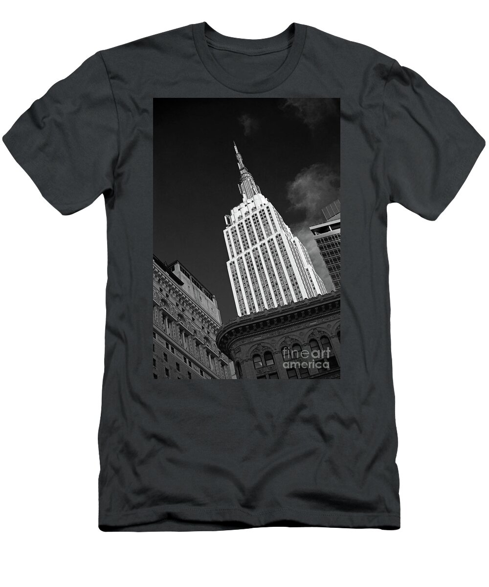 Empire State Building T-Shirt featuring the photograph Empire State Building #1 by Tony Cordoza