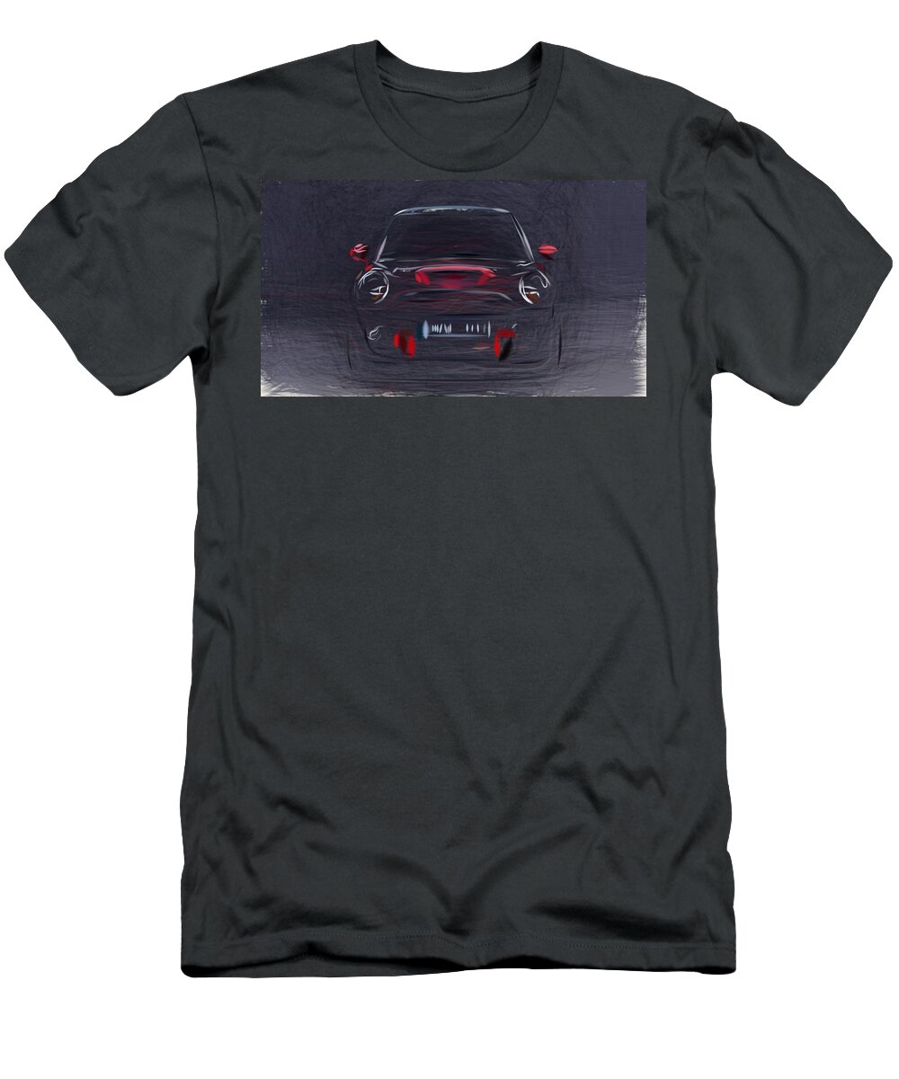 Mini T-Shirt featuring the digital art Mini GP Draw #3 by CarsToon Concept