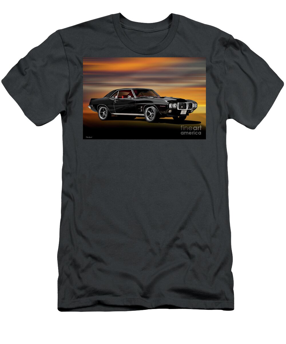 1969 Pontiac Firebird T-Shirt featuring the photograph 1969 Pontiac Firebird 400 #4 by Dave Koontz