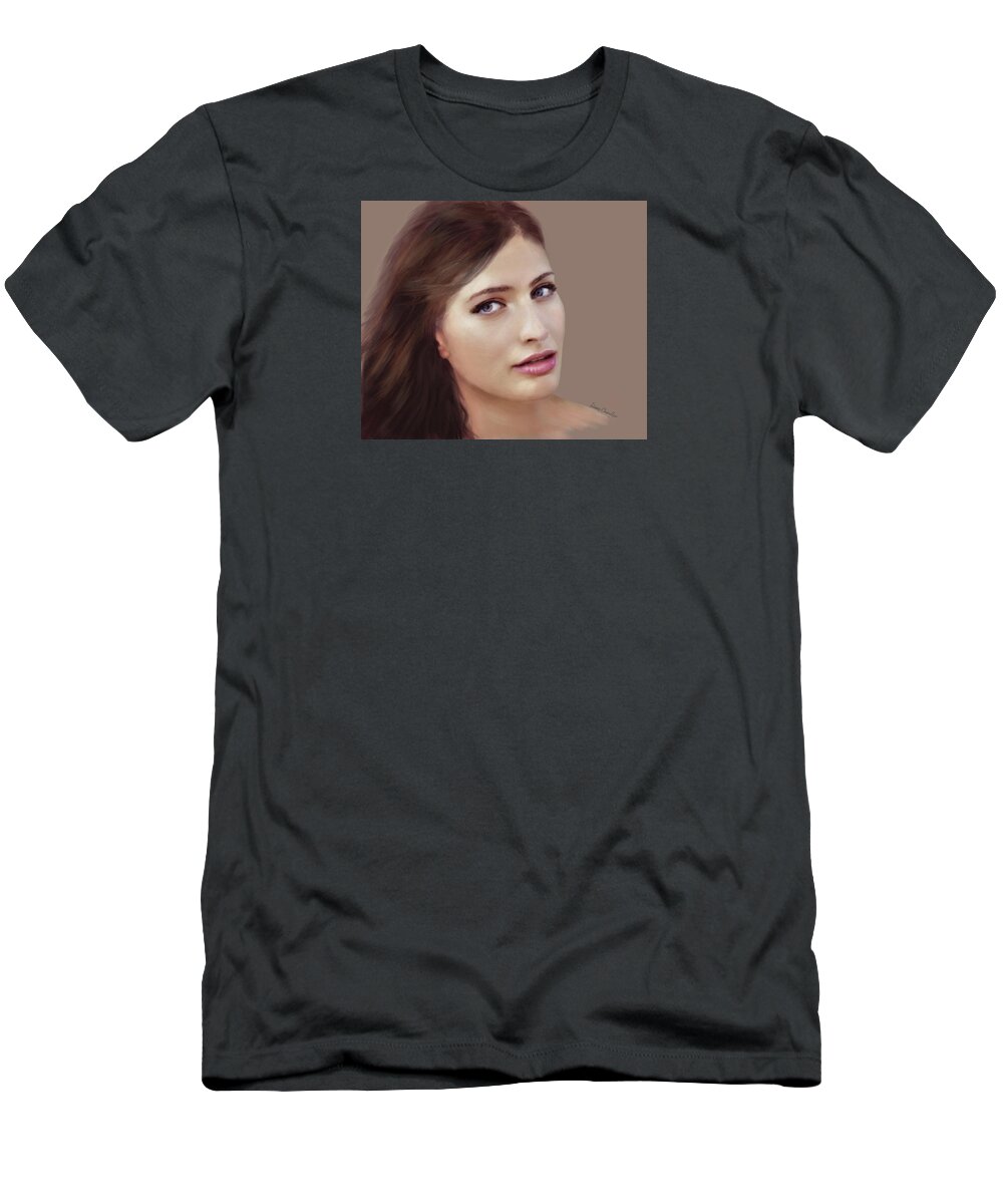 Woman T-Shirt featuring the digital art Untitled #4 by Diane Chandler