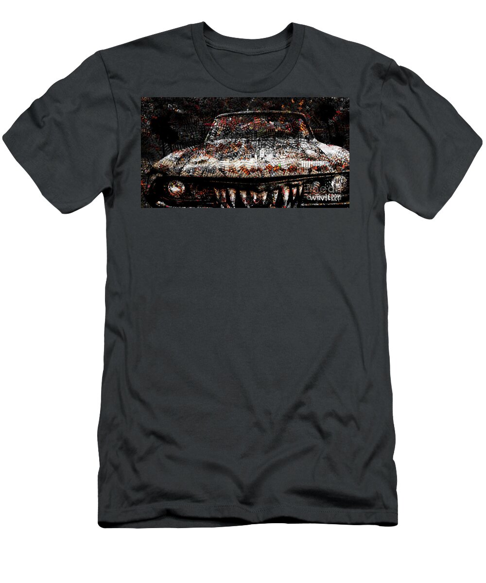  T-Shirt featuring the digital art 40 Years and Mean Teeth by Bob Winberry