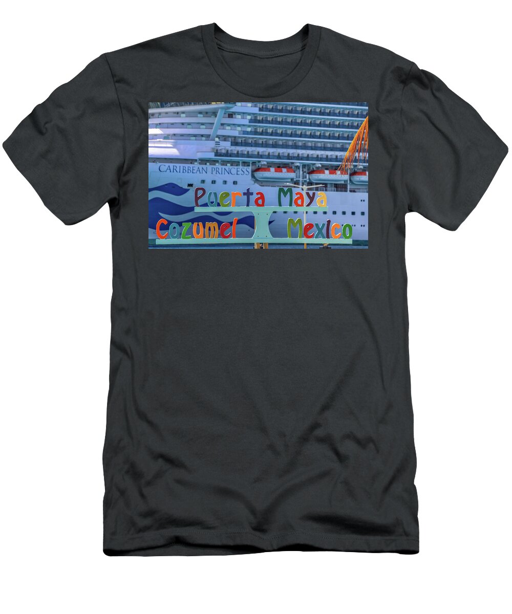 Cozumel Mexico T-Shirt featuring the photograph Cozumel Mexico #7 by Paul James Bannerman