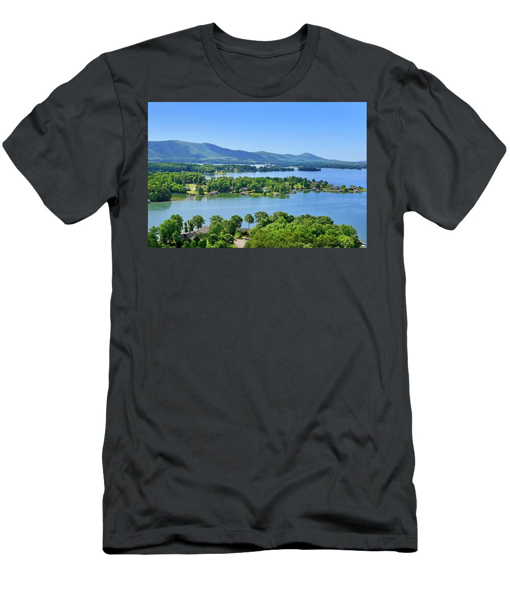 Smith Mountain Lake T-Shirt featuring the photograph Smith Mountain Lake, Va. #9 by The James Roney Collection
