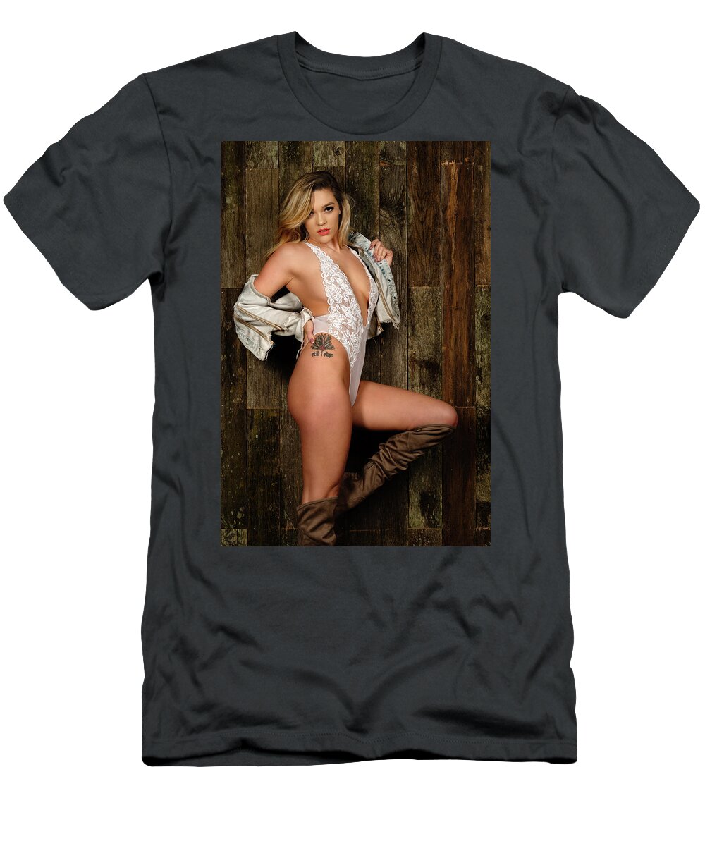 Boudoir T-Shirt featuring the photograph A Body of Symmetry by Dennis Dame