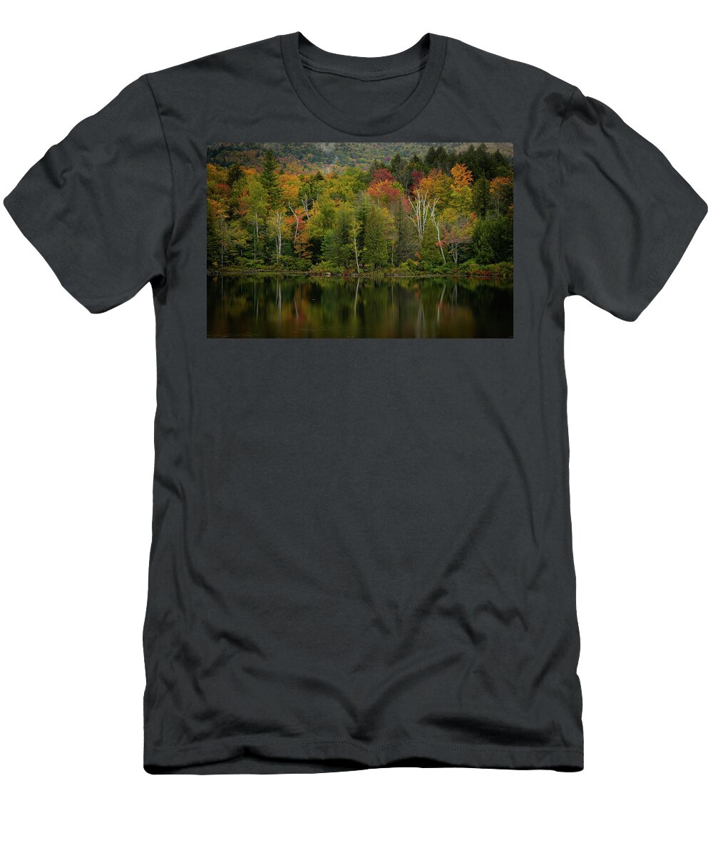 Adirondacks T-Shirt featuring the photograph A New York Fall by Guy Coniglio