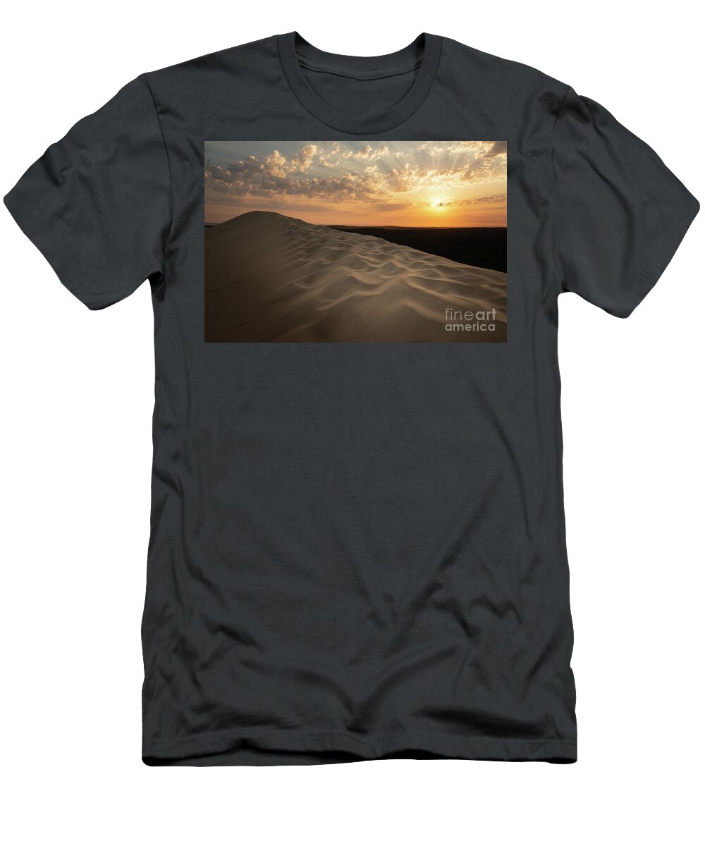 Aeolian Landform T-Shirt featuring the photograph A Peaceful Moment by Hannes Cmarits