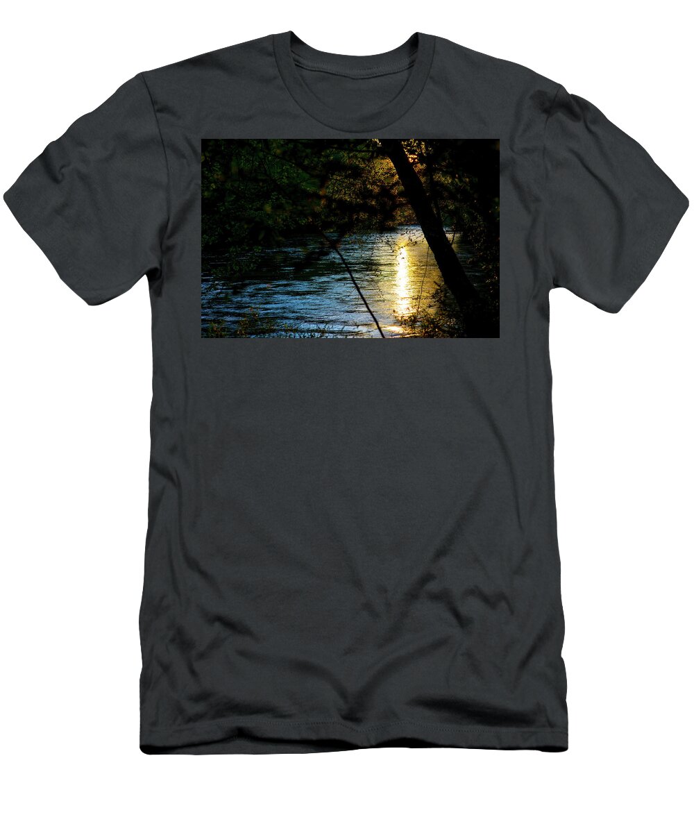 Alabama T-Shirt featuring the photograph A Peek Through the Trees by James-Allen