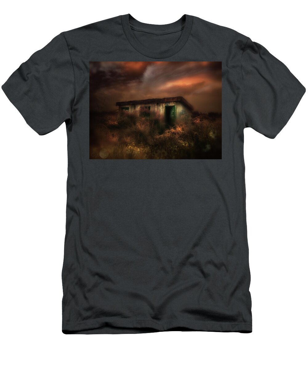  T-Shirt featuring the photograph Abandoned by Cybele Moon