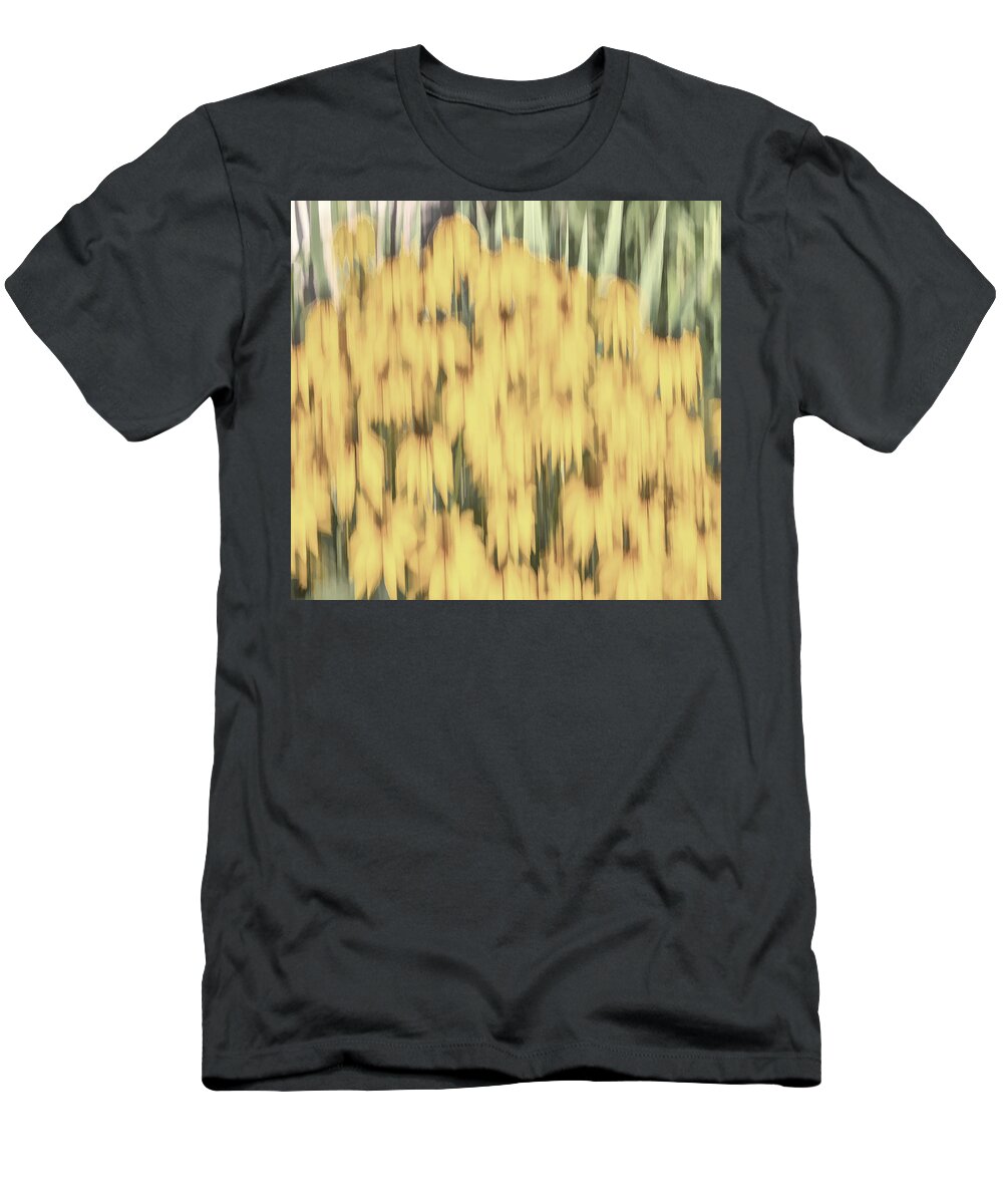 Sunflowers T-Shirt featuring the photograph Abstract Rudbeckia 2018-2 by Thomas Young