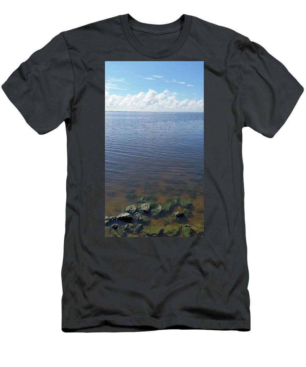 Across Matagorda Bay T-Shirt featuring the photograph Across Matagorda Bay by Jimmie Bartlett