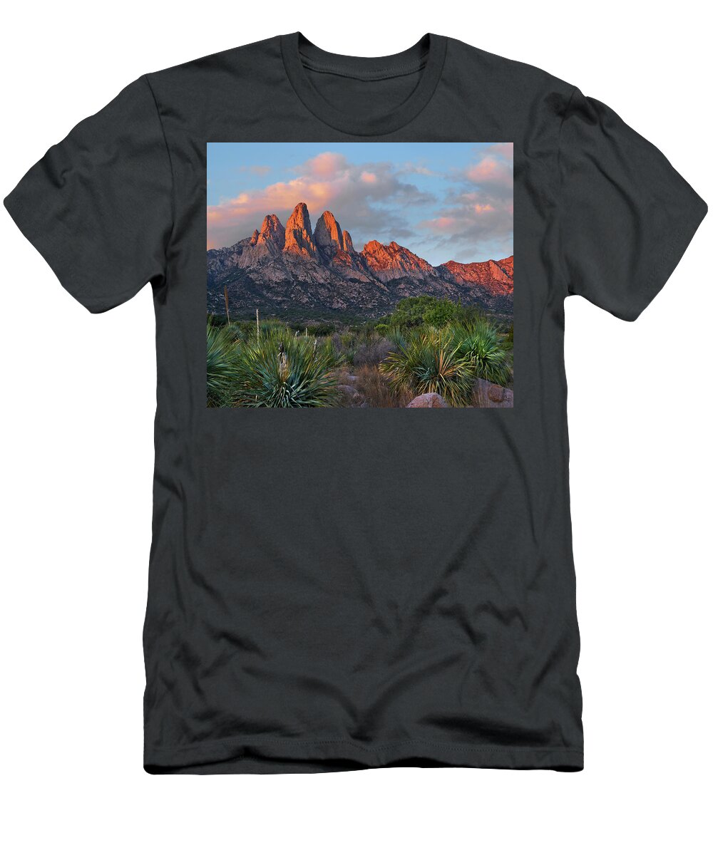 00557650 T-Shirt featuring the photograph Organ Moutains, Aguirre Spring by Tim Fitzharris