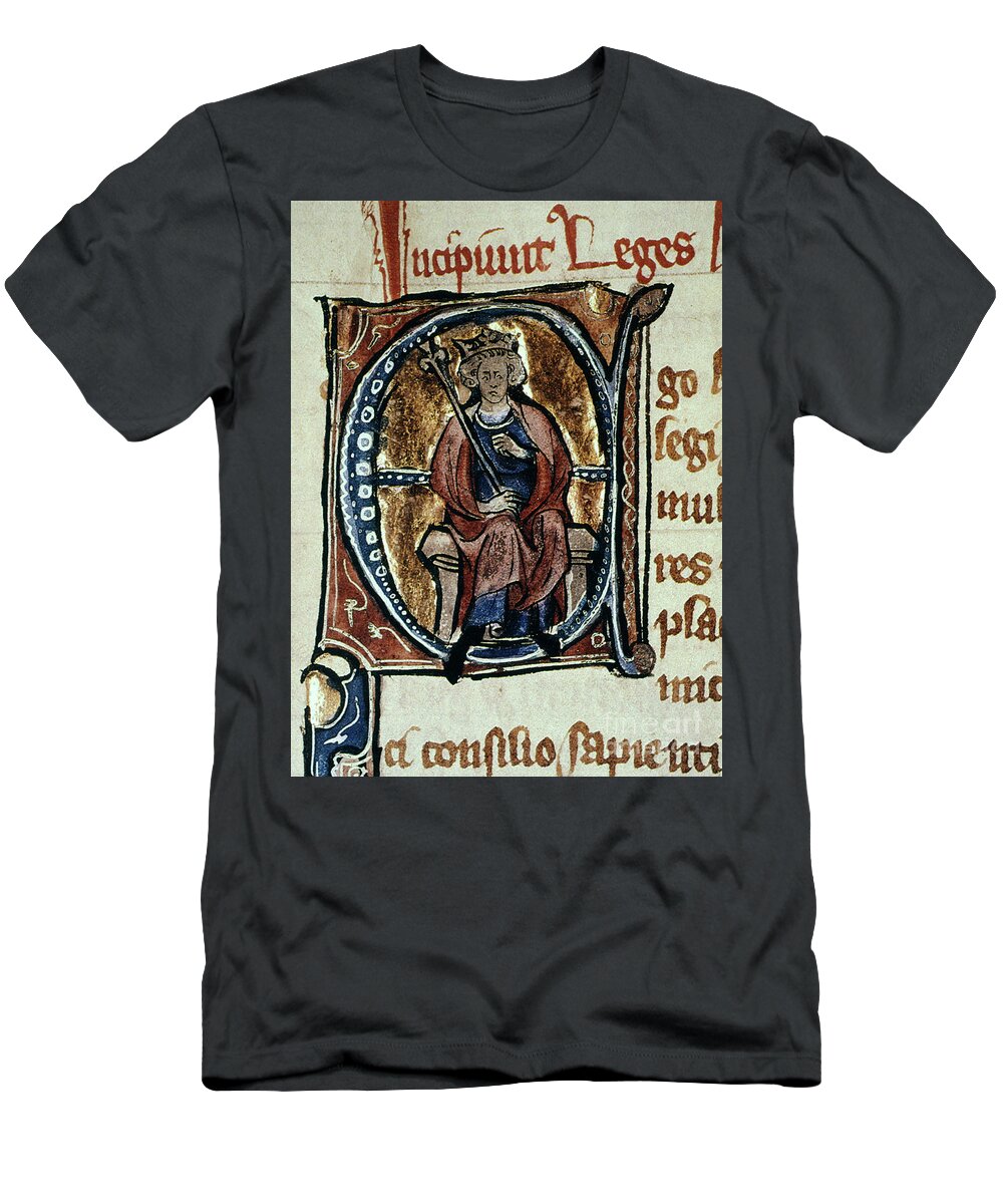 9th Century T-Shirt featuring the photograph Alfred The Great by Granger