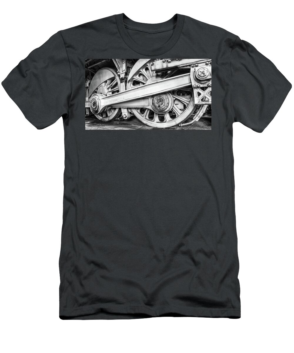 Railroad T-Shirt featuring the photograph All Aboard by Minnie Gallman