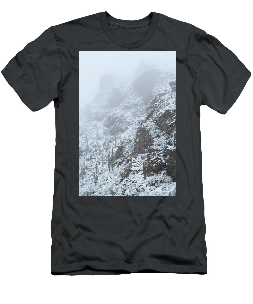 Landscape T-Shirt featuring the photograph Alpine Cactus by James Covello