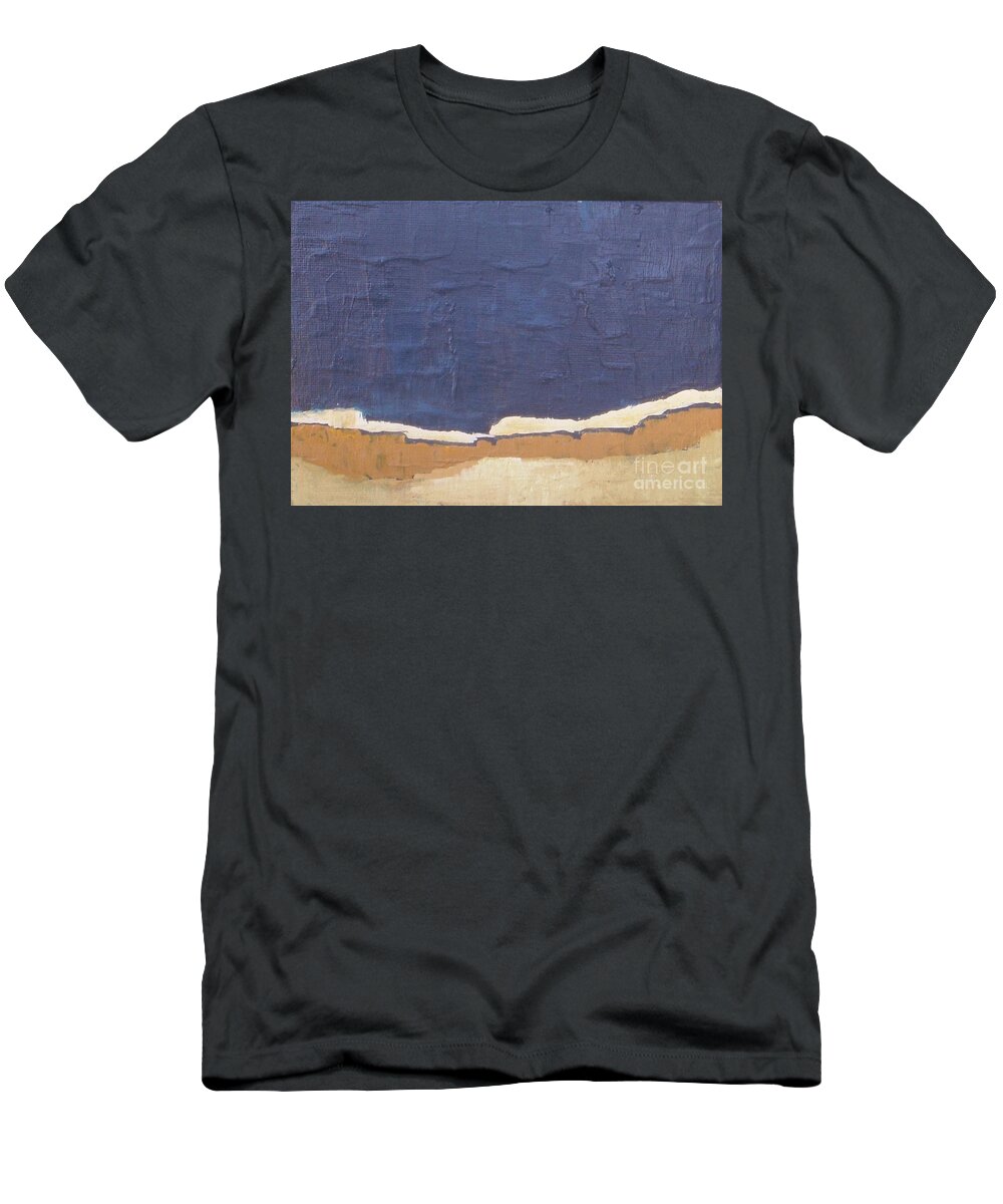 Abstract T-Shirt featuring the painting An October Night by Vesna Antic
