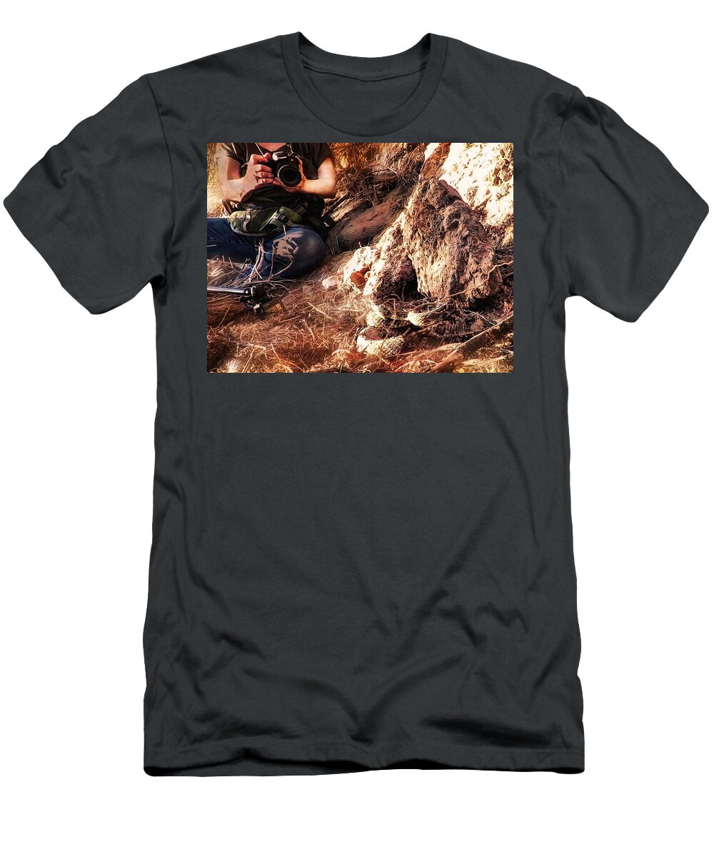 Affordable T-Shirt featuring the photograph Appearances Deceive by Judy Kennedy