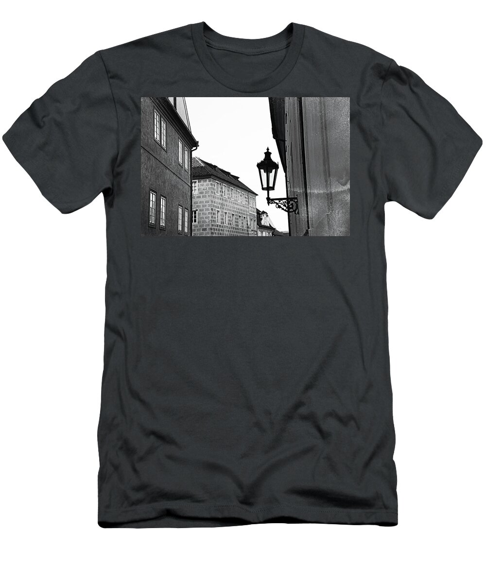 Jenny Rainbow Fine Art Photography T-Shirt featuring the photograph Architecture Details of Old Prague by Jenny Rainbow