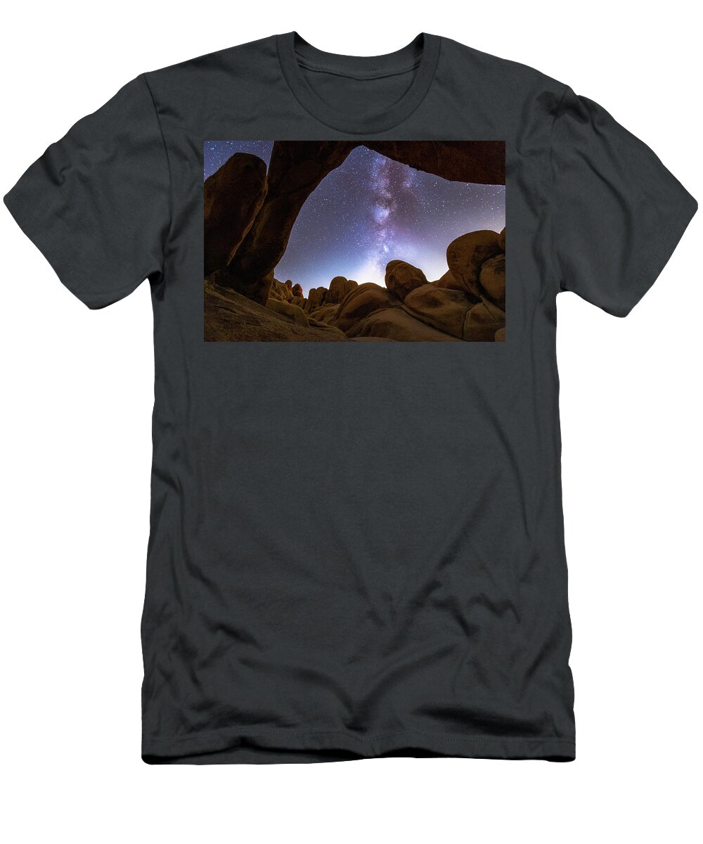 Archrock T-Shirt featuring the photograph Archway by Tassanee Angiolillo