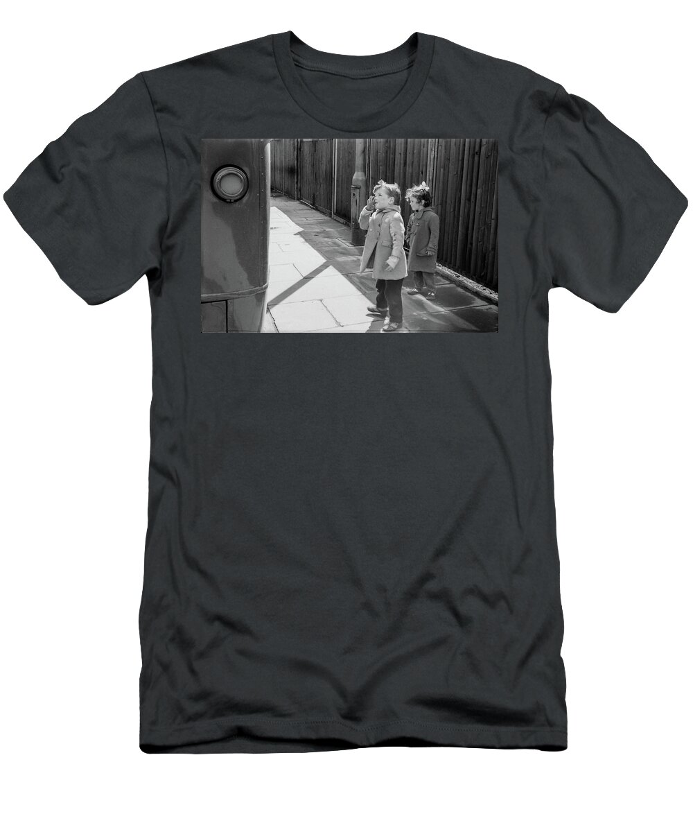 1960 T-Shirt featuring the photograph Are you going to my house? by Jeremy Holton