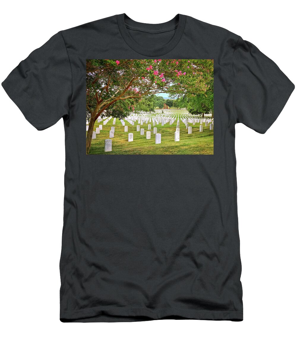 Arlington National Cemetery T-Shirt featuring the photograph Arlington Cemetery 1 by Jill Love