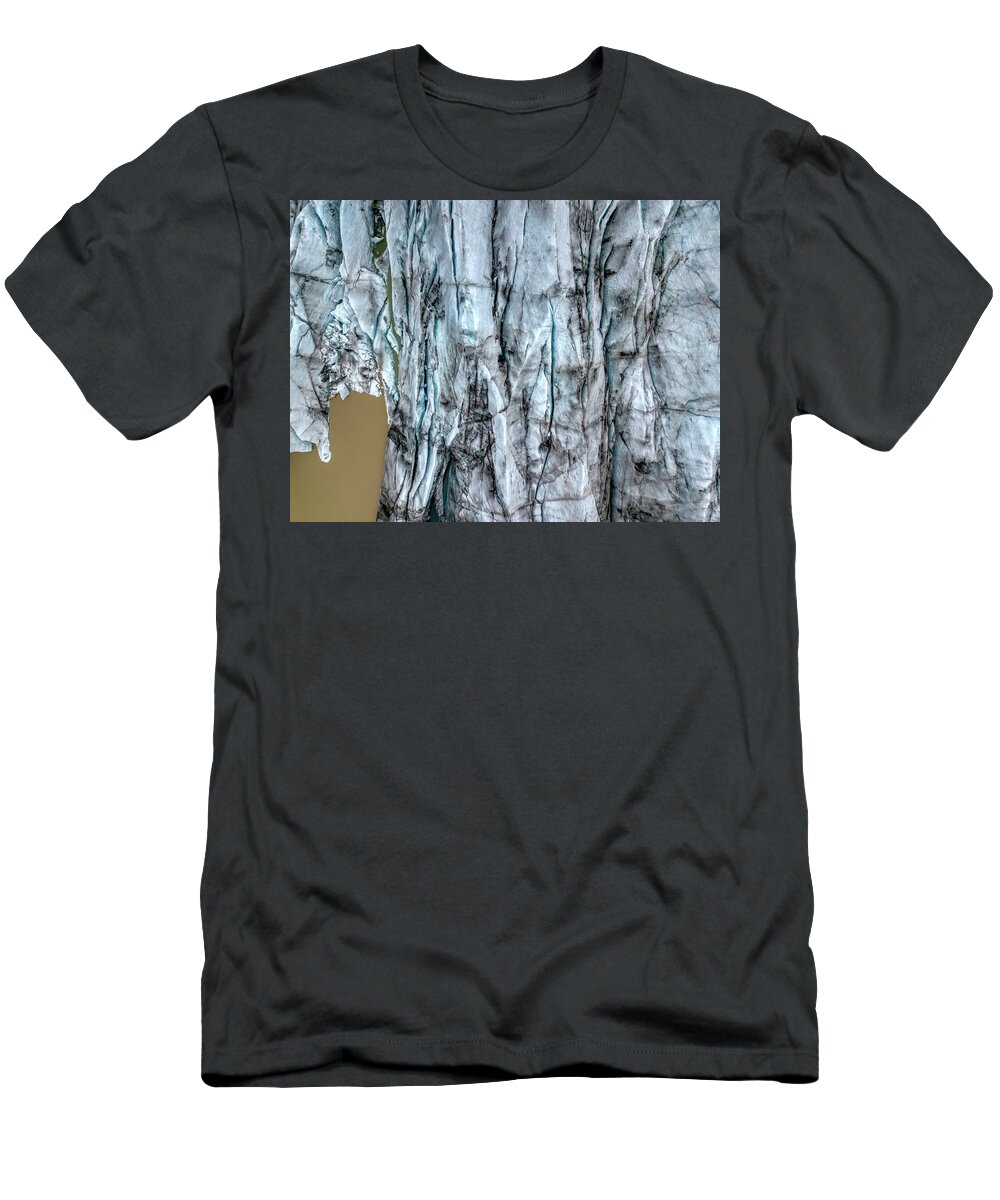 Drone T-Shirt featuring the photograph Artic Glacier by David Letts
