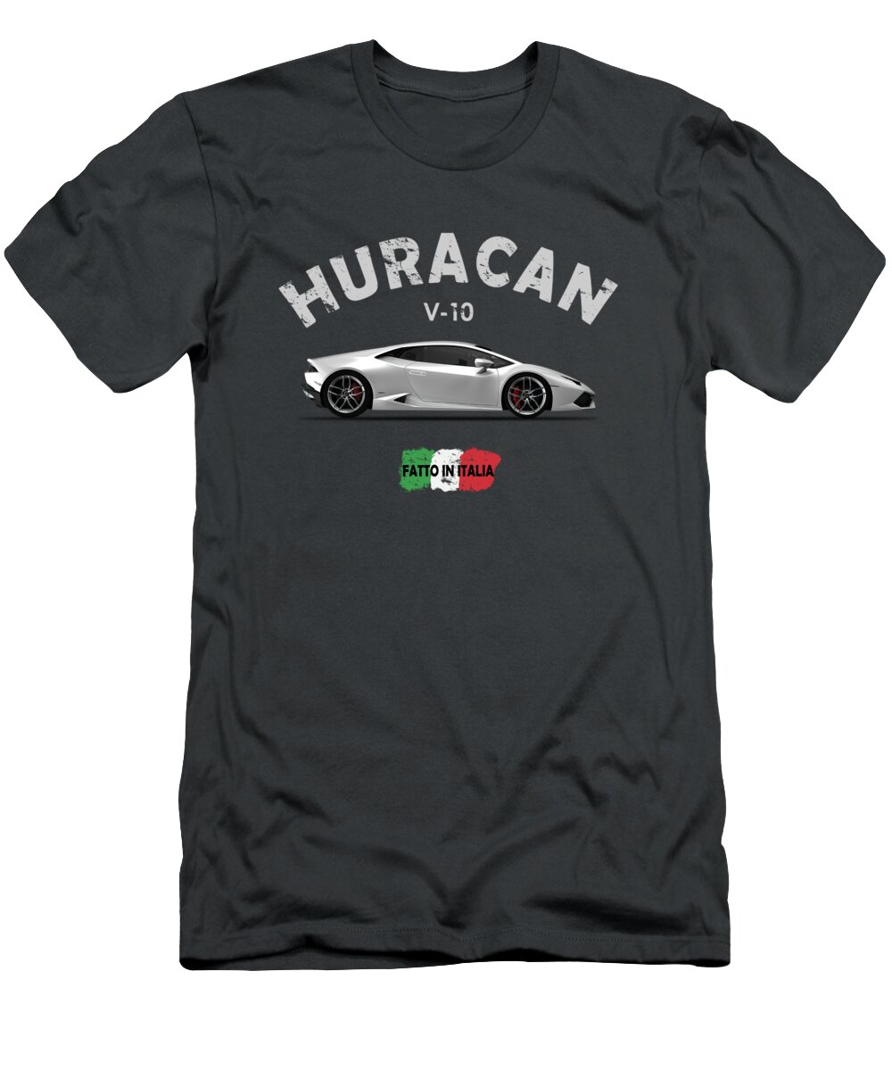 Lamborghini Huracan T-Shirt featuring the photograph The Lamborghini Huracan by Mark Rogan