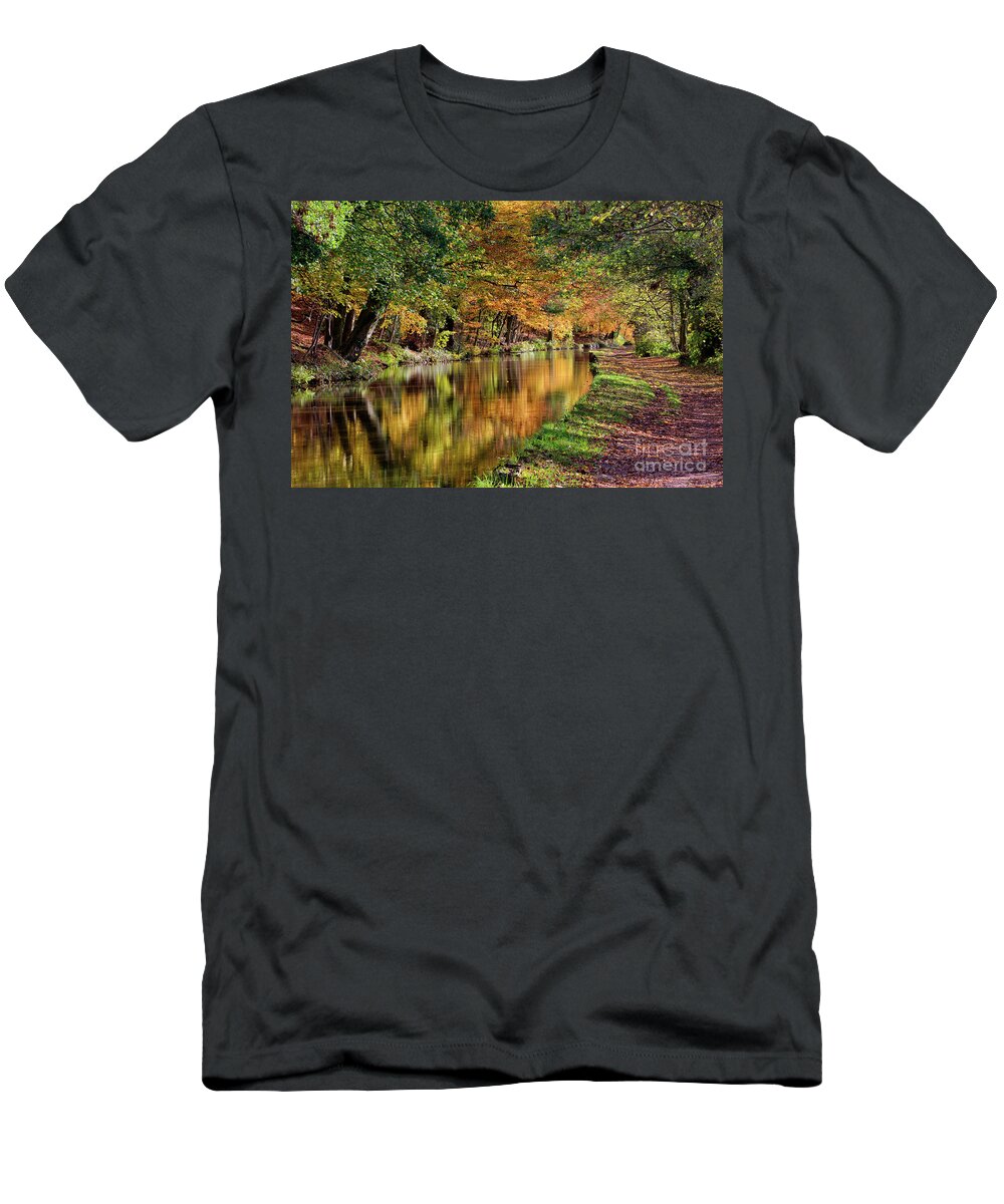 Bradley T-Shirt featuring the photograph Autumn in Low Bradley by Mariusz Talarek