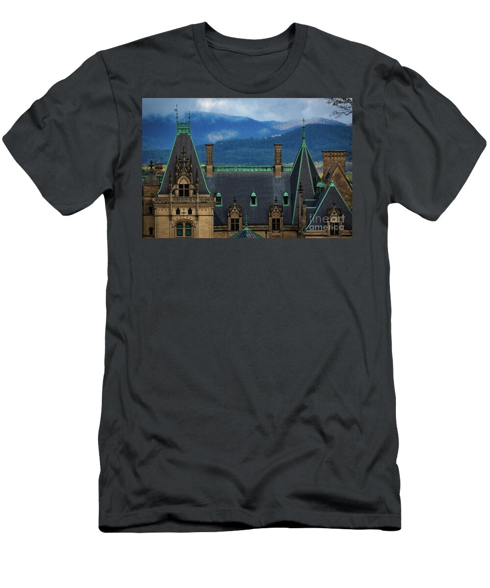 Asheville T-Shirt featuring the photograph Biltmore Estate by Doug Sturgess