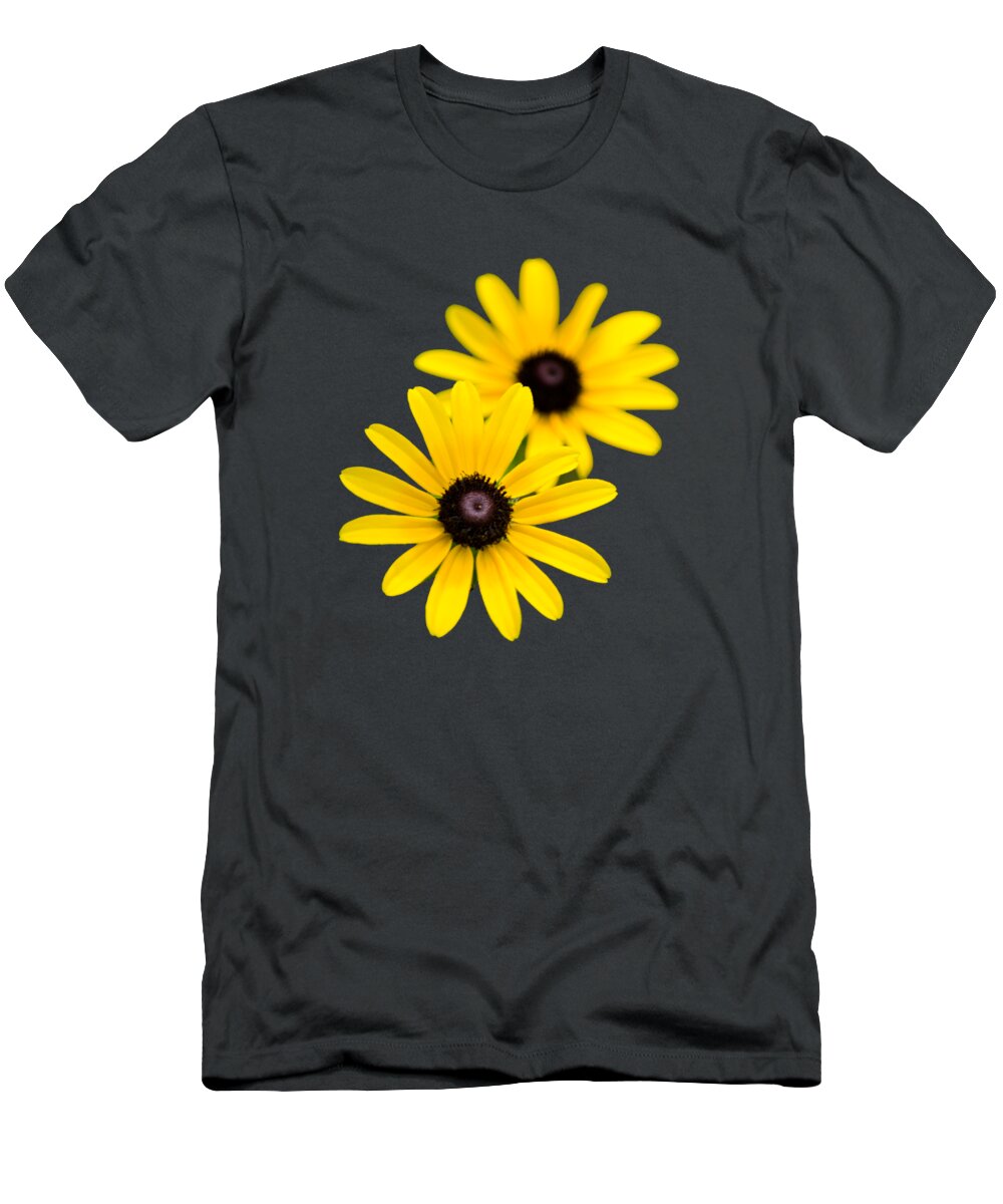 Black Eyed Susan T-Shirt featuring the photograph Black Eyed Susans by Christina Rollo