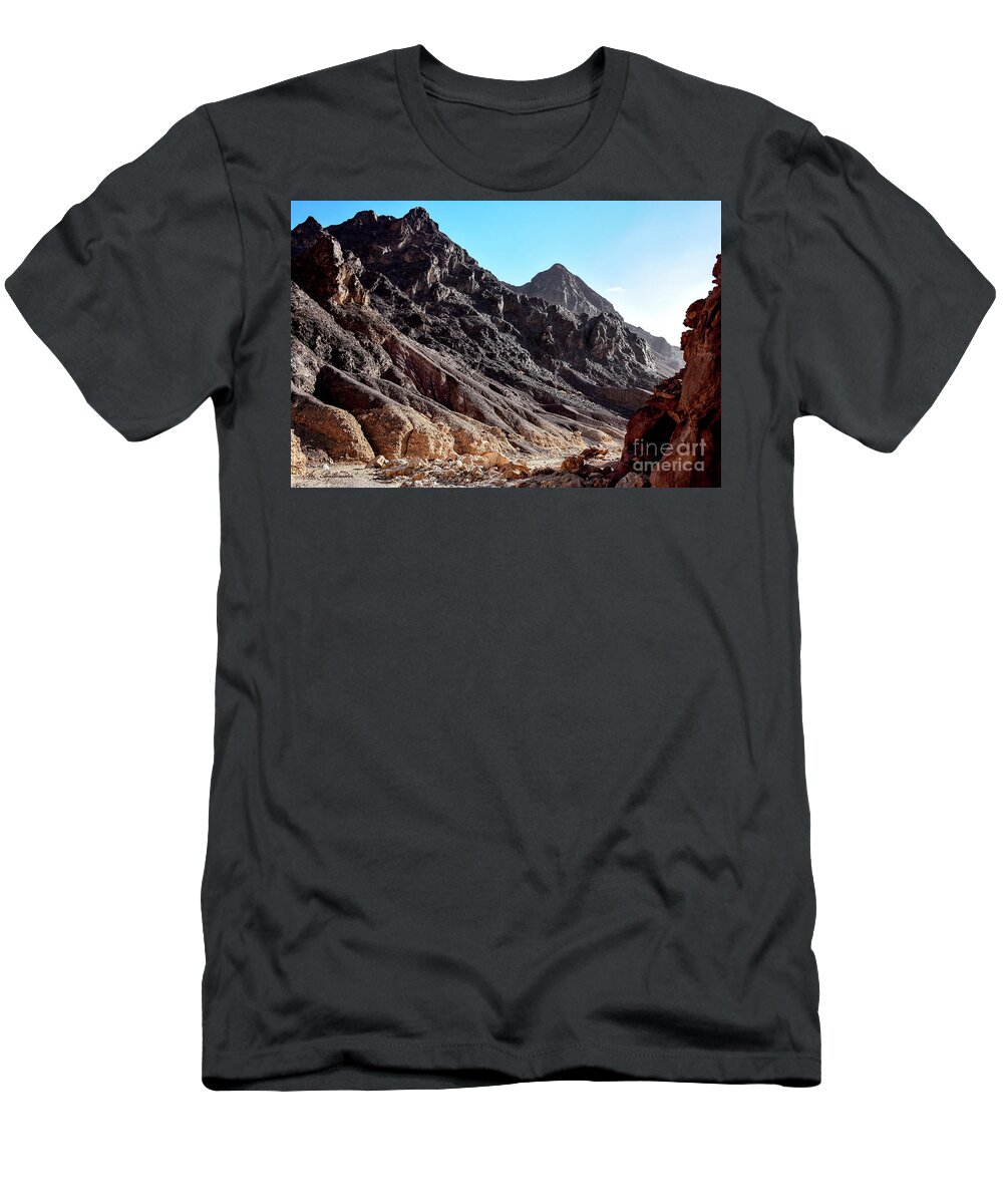 Black T-Shirt featuring the photograph Black is beautiful by Arik Baltinester