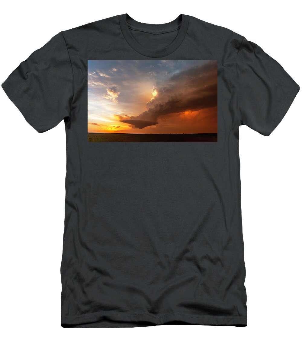 Tourism T-Shirt featuring the photograph Blazing by Laura Hedien